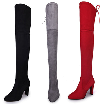 Cassy | High Heel Knee High Boots