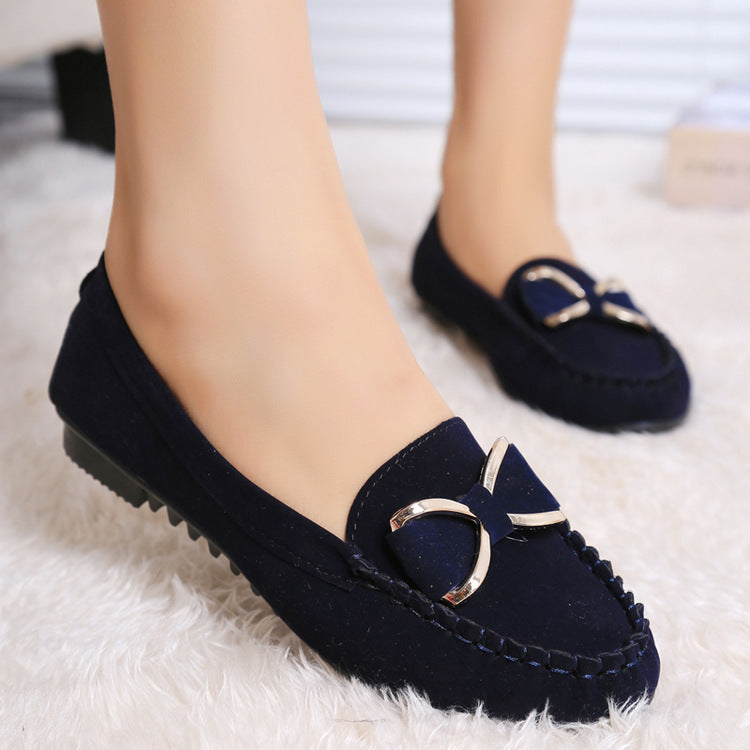 Orthopedic Balance Flat Shoes With Bow - Elegance And Comfort