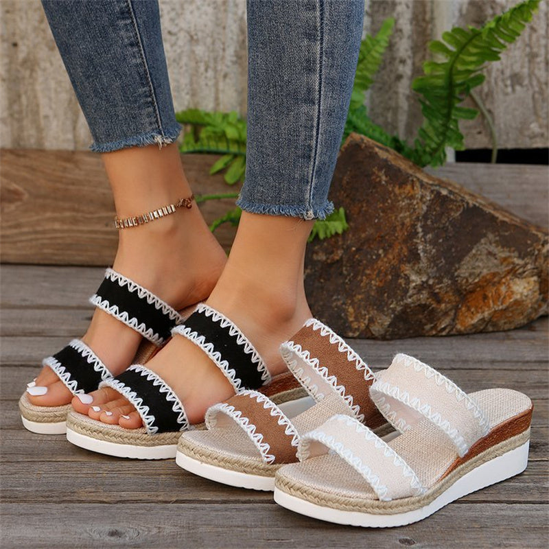 Orthopedic Balance Ethnic Hemp Sandals - Unique And Comfortable