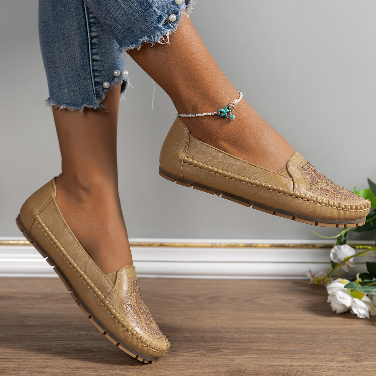 Orthopedic Balance Retro Flat Loafers  With A Unique Vintage Look