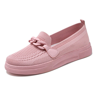 Orthopedic Balance Chain Flats - Slip-On Comfort Shoes