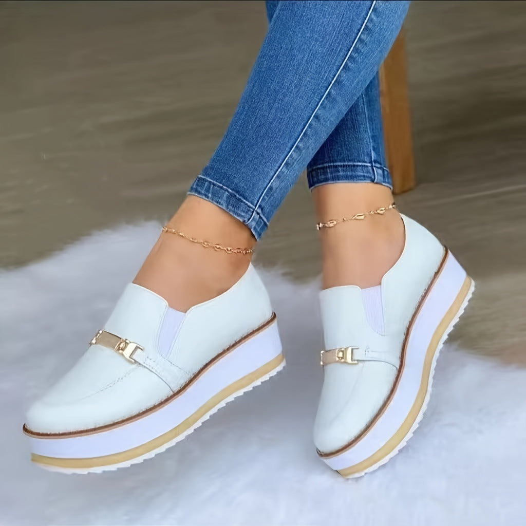 Orthopedic Balance Muffin Platform Shoes - Casual Elegance