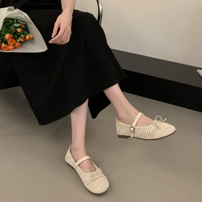 Orthopedic Balance Mary Jane Shoes - Breathable Woven Design