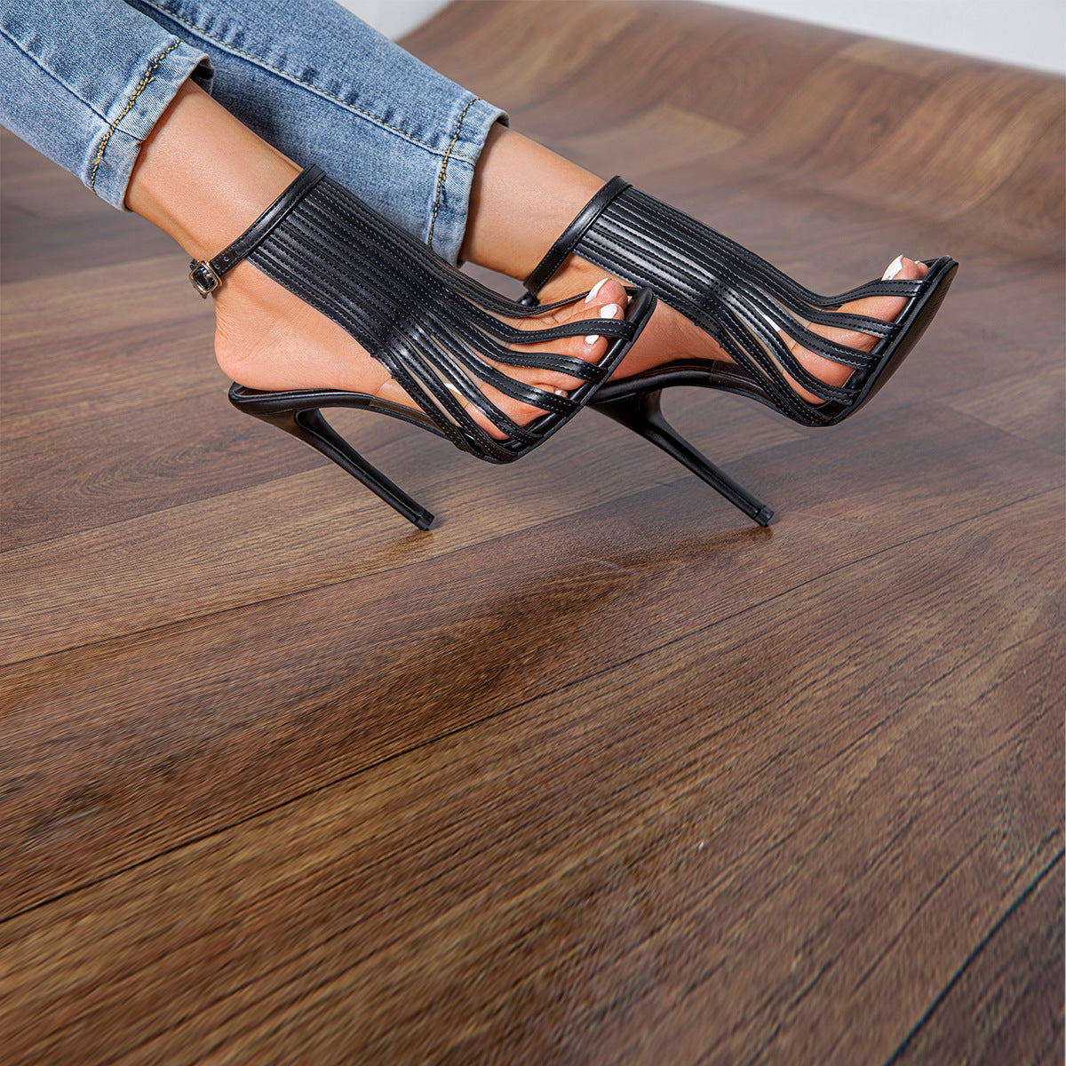 Orthopedic Balance Sexy Open Toe Stiletto Sandals 