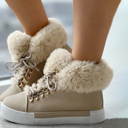 Hope | Women’s Orthopedic Winter Fur-Lined High-Top Sneakers