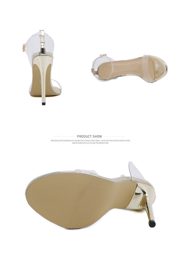 Orthopedic Balance Rhinestone High-Heeled Sandals, Unique And Daring Elegance