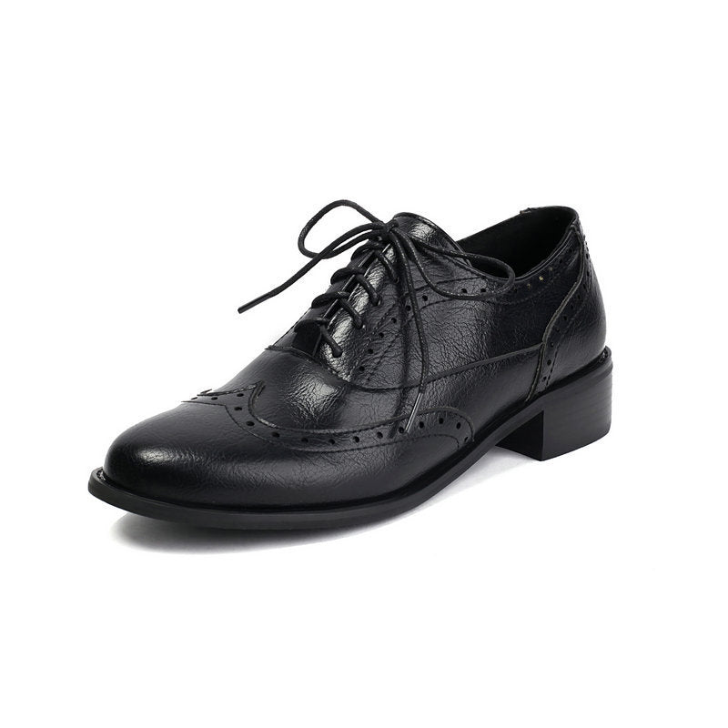 Orthopedic Balance Retro Oxfords - Lace-Up Comfort Shoes