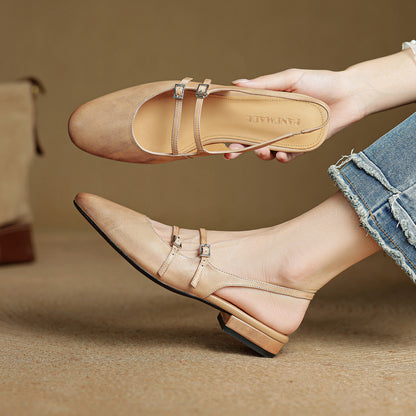 Hermione | Women’s Orthopedic Vintage Slingback Ballet Flats