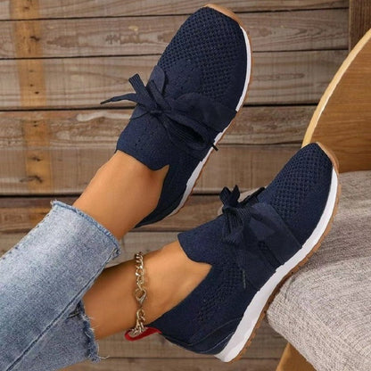 Clara | Knit Slip-On Sneakers – Lightweight Comfort Walkers