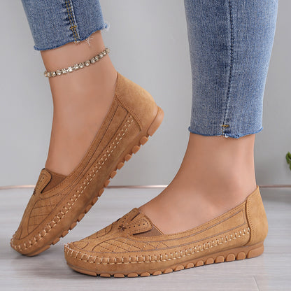 Orthopedic Balance Comfort Stitch Slip-On Loafers – Lightweight Everyday Walking Shoes