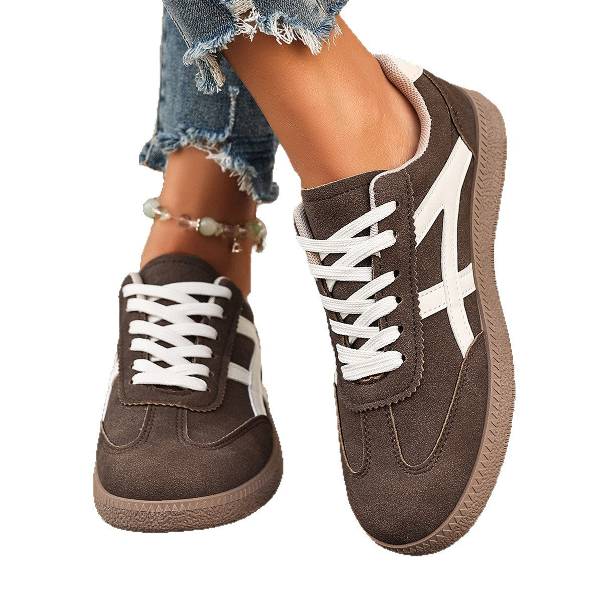 Orthopedic Balance Versatile Low-Top Lace-Up Sneakers For A Unique Style