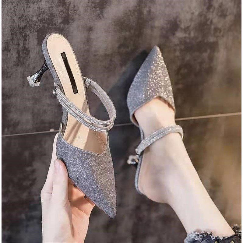 Orthopedic Balance Baotou Stiletto Sandals - Unique Elegance