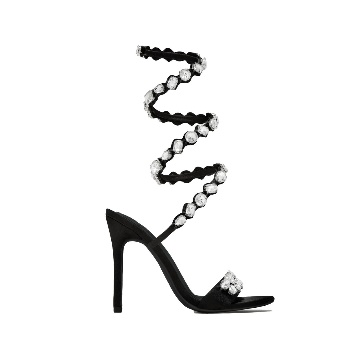 Ursella | Women’s Orthopedic Rhinestone Wraparound Stiletto Sandals