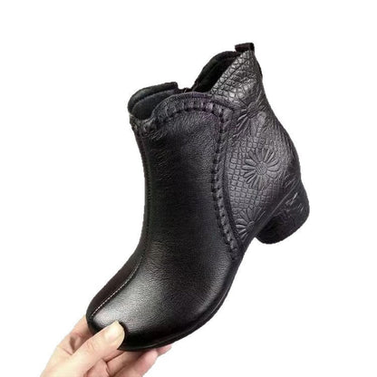 Orthopedic Balance Winter Boots - Fleece Lined, Anti-Slip Heel