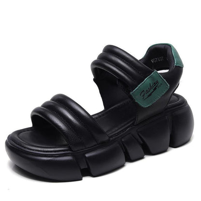 Orthopedic Balance Chunky Platform Adjustable Strap Sandals