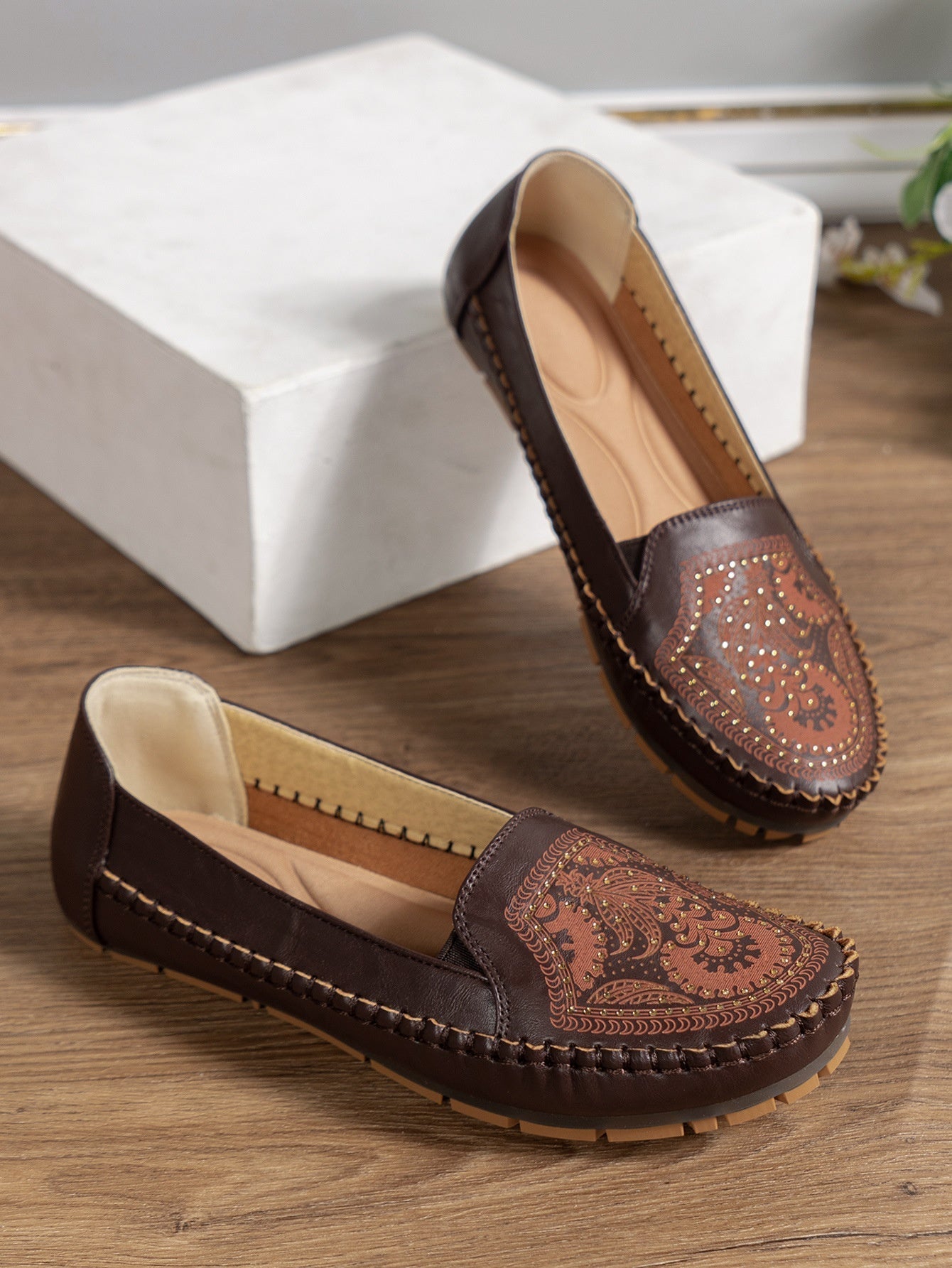 Orthopedic Balance Retro Flat Loafers  With A Unique Vintage Look