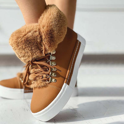 Hope | Women’s Orthopedic Winter Fur-Lined High-Top Sneakers