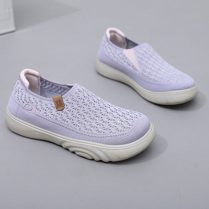 Orthopedic Cushion Slip-On Shoes – Lightweight Breathable Comfort Walking Sneakers