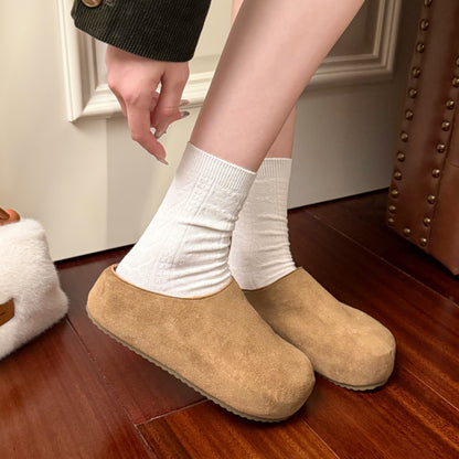 Orthopedic Balance Cozy Suede Slip-On Clogs – Lightweight Comfort Indoor & Outdoor Shoes