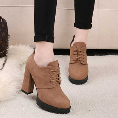 Orthopedic Balance Shoes With Unique Thick Heels And Platform