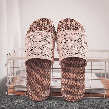 Yuliana | Women’s Orthopedic Woven Comfort Slide Slippers