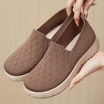 Orthopedic Balance Women’s Slip-On Comfort Shoes – Lightweight Breathable Walking Flats