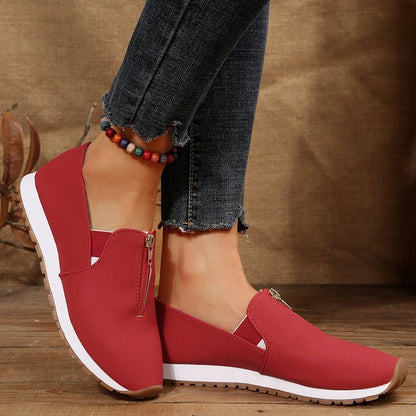 Orthopedic Balance Zip Loafers - Non Slip Comfort Shoes