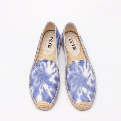 Orthopedic Balance Animal Print Espadrille Slip-On Flats