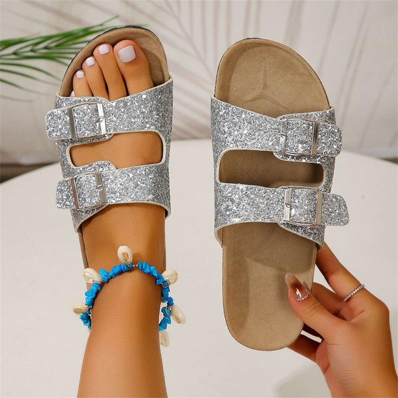 Orthopedic Balance Double Buckle Sandals - Summer Shine And Comfort