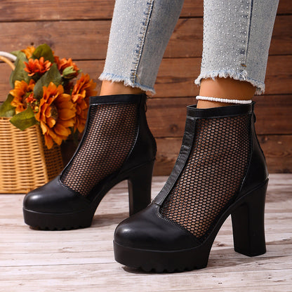 Orthopedic Balance Chunky Knit Heel Boots - Unique Style