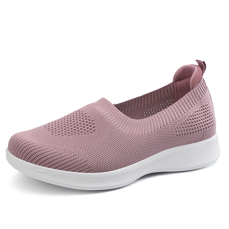 Orthopedic Balance Women’s Breathable Slip-On Sneakers – Lightweight Comfort Walking Shoes