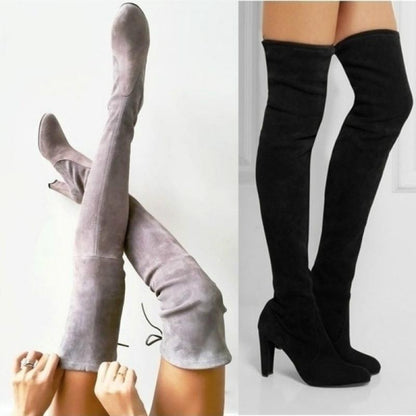 Cassy | High Heel Knee High Boots