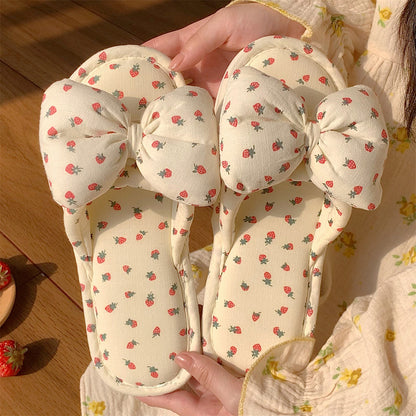 Orthopedic Balance | Polka Dot Ruffle Strap Slide Slippers