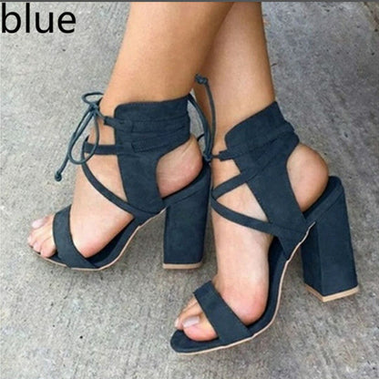 Orthopedic Balance Unique High Heel Sandals With Ankle Strap