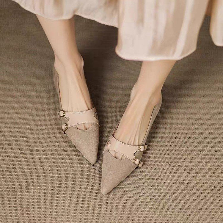 Orthopedic Balance Vintage Pointed Flats - Supportive Design