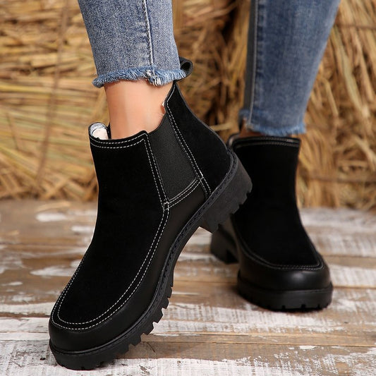 Orthopedic Balance Platform Ankle Boots - Supportive Comfort