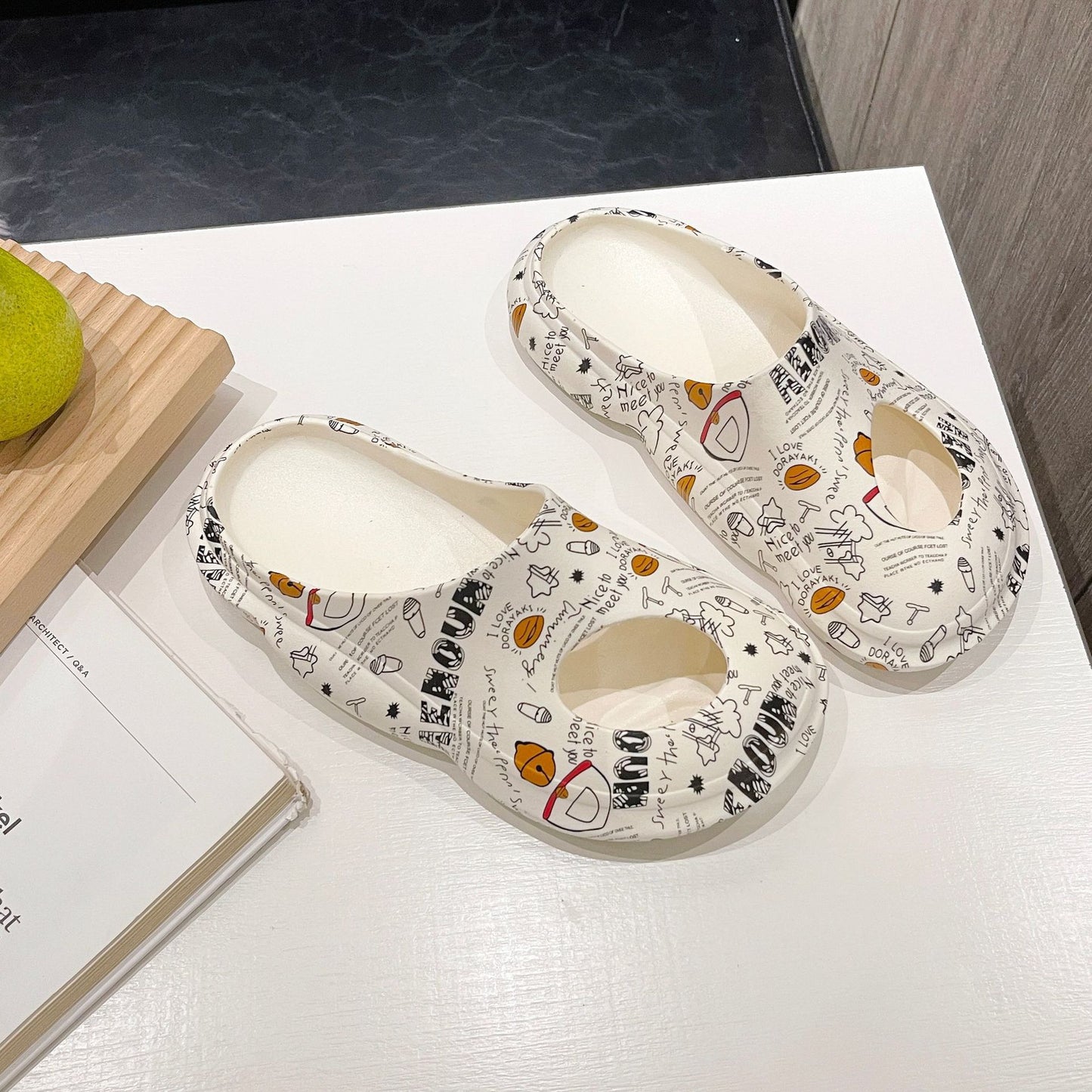 Orthopedic Balance Cartoon Print Lightweight Garden Clogs