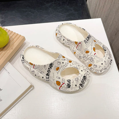 Orthopedic Balance Cartoon Print Lightweight Garden Clogs
