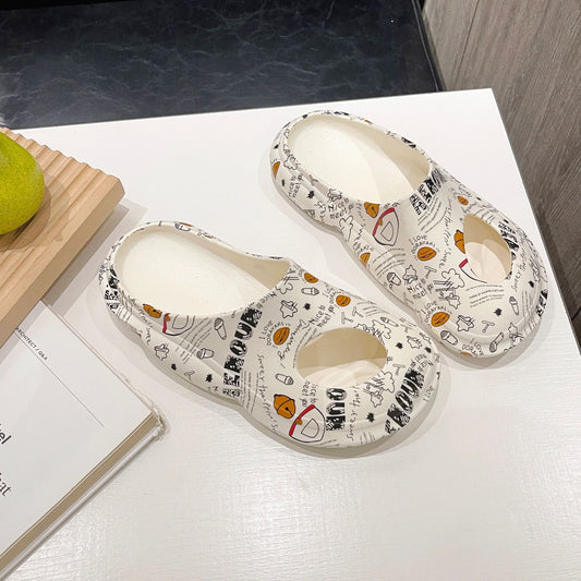 Orthopedic Balance Cartoon Print Lightweight Garden Clogs