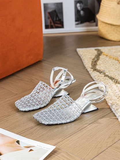 Orthopedic Balance | Woven Pointed Toe Slingback Flats