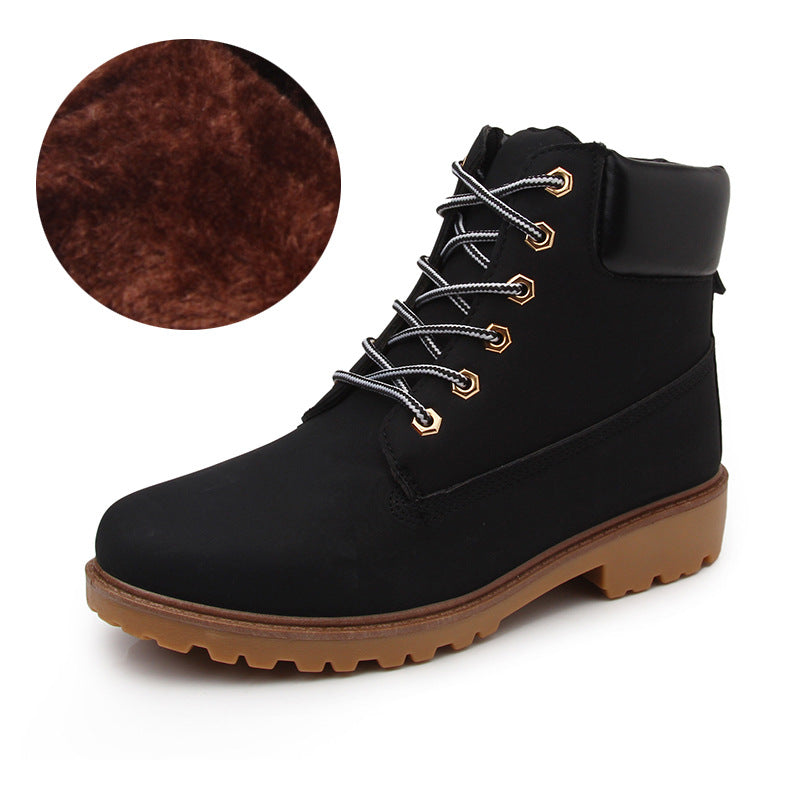 Orthopedic Balance High-Top Boots - Velvet Lined Comfort