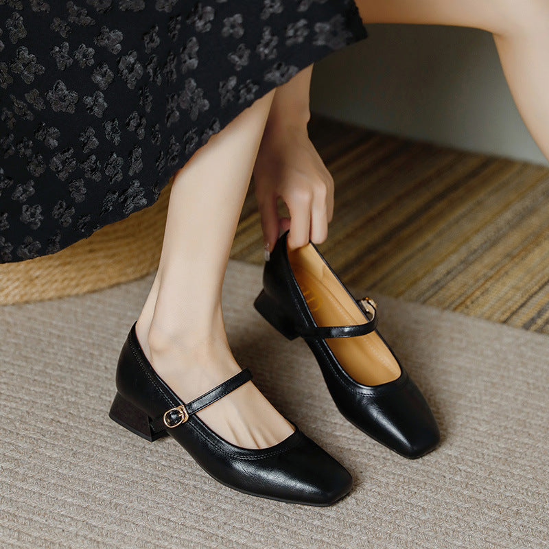 Orthopedic Balance Mary Jane Shoes - Wide Fit Comfort