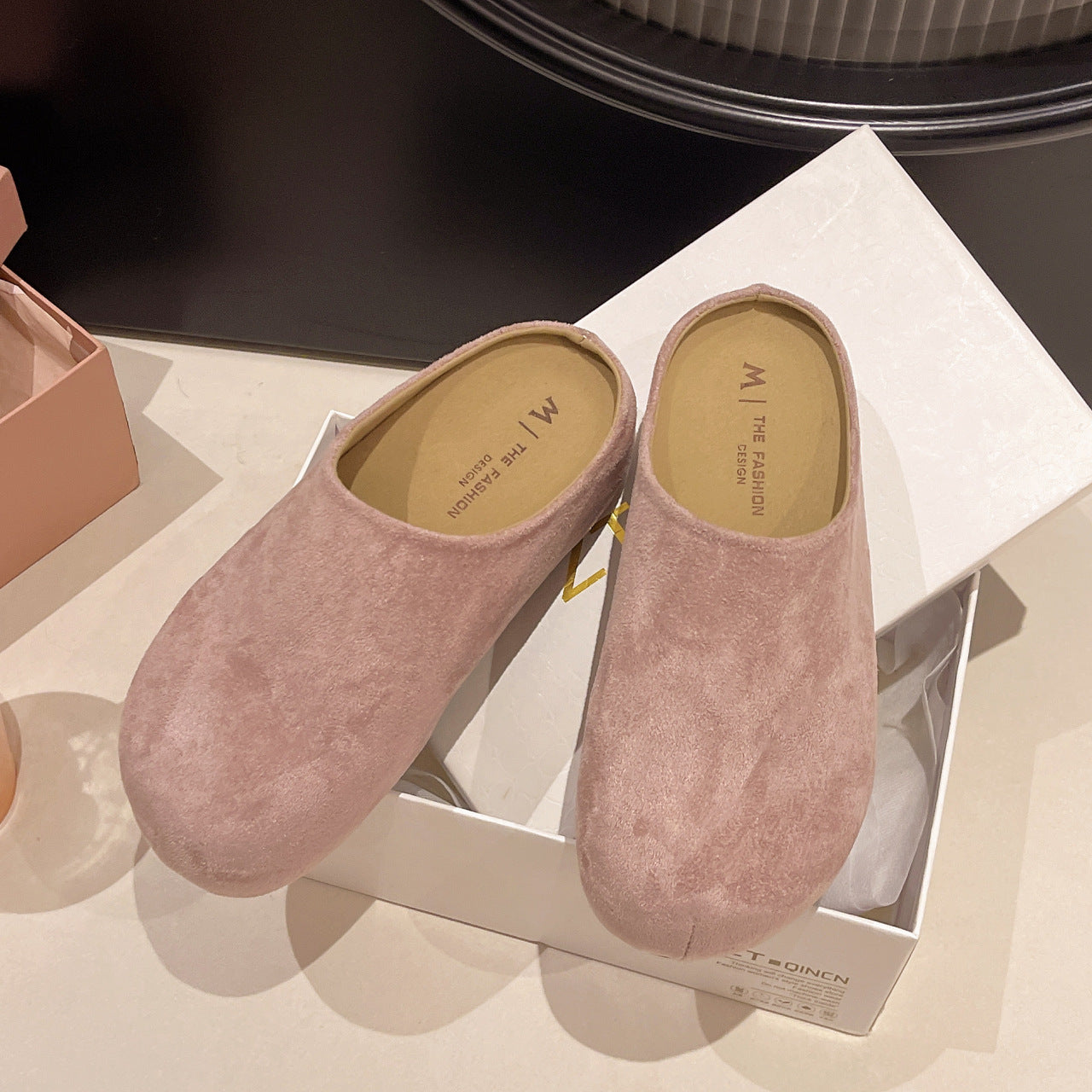 Orthopedic Balance | Cozy Suede Slip-On Mule Slippers