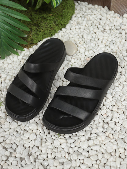Orthopedic Balance | Soft Cushioned Cross Strap Slide Sandals