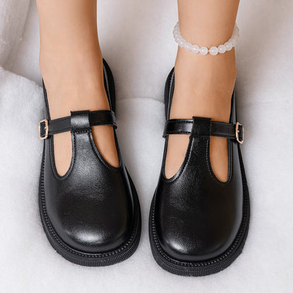 Orthopedic Balance | Classic Mary Jane Strap Loafers