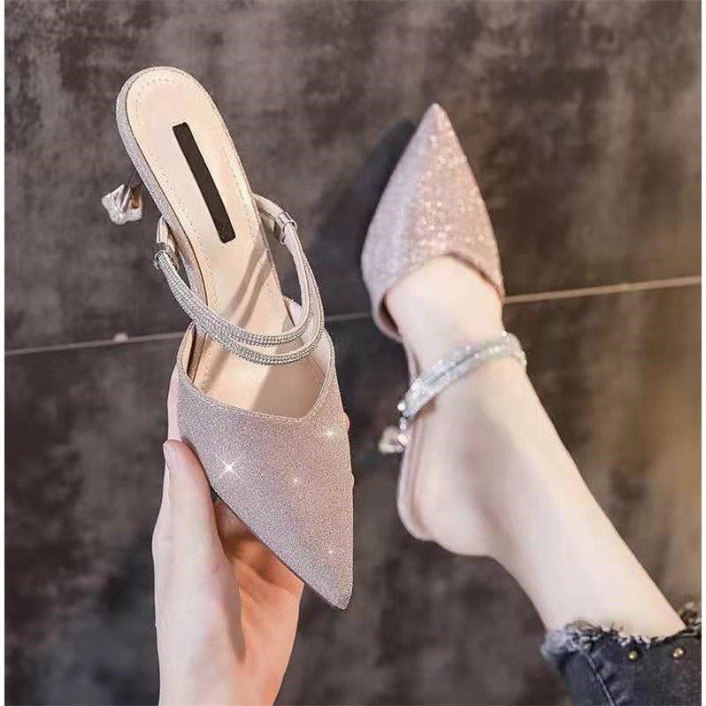 Orthopedic Balance Baotou Stiletto Sandals - Unique Elegance