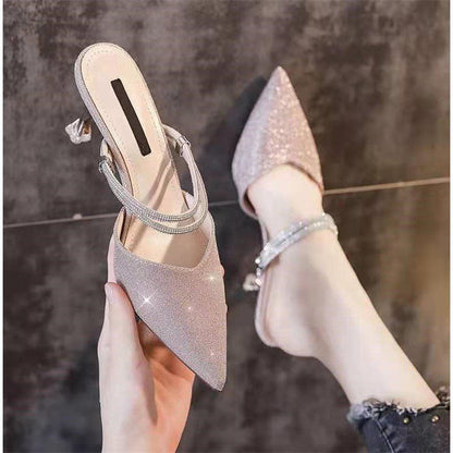 Orthopedic Balance Baotou Stiletto Sandals - Unique Elegance
