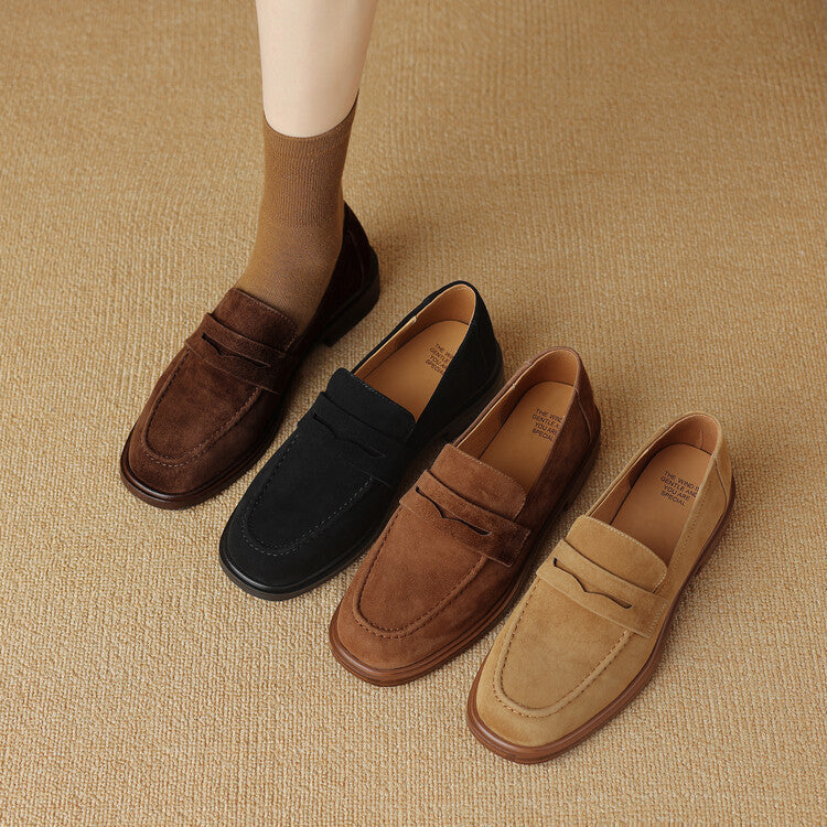 Orthopedic Balance Sheepskin Pumps - Square & Round Toe Design