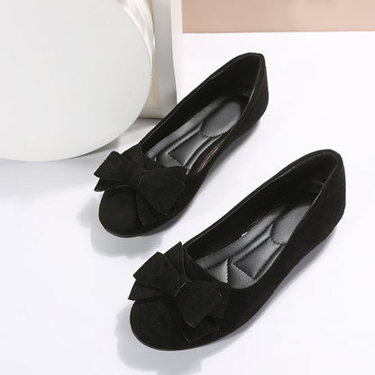 Orthopedic Balance Bows Flat Shoes  - Elegance And Comfort