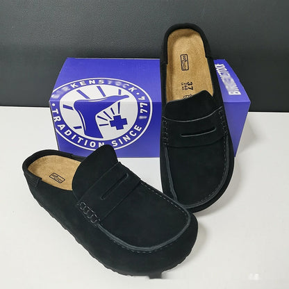 Orthopedic Balance Mule Slippers - Retro Closed Toe Comfort